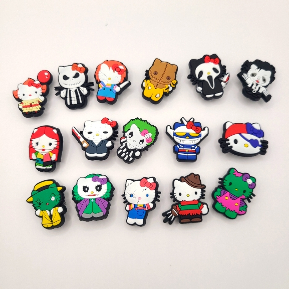 Hello Kitty Halloween Shoe Charms - Set of 16
